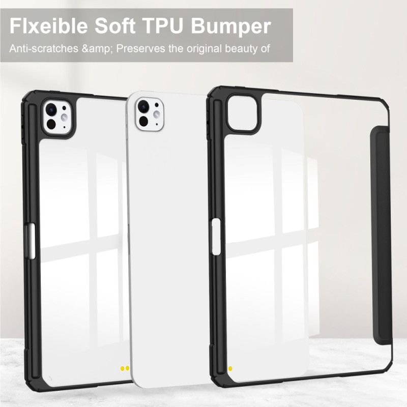 iPad Pro 13 (2025) Transparent Etui I Kunstlæder