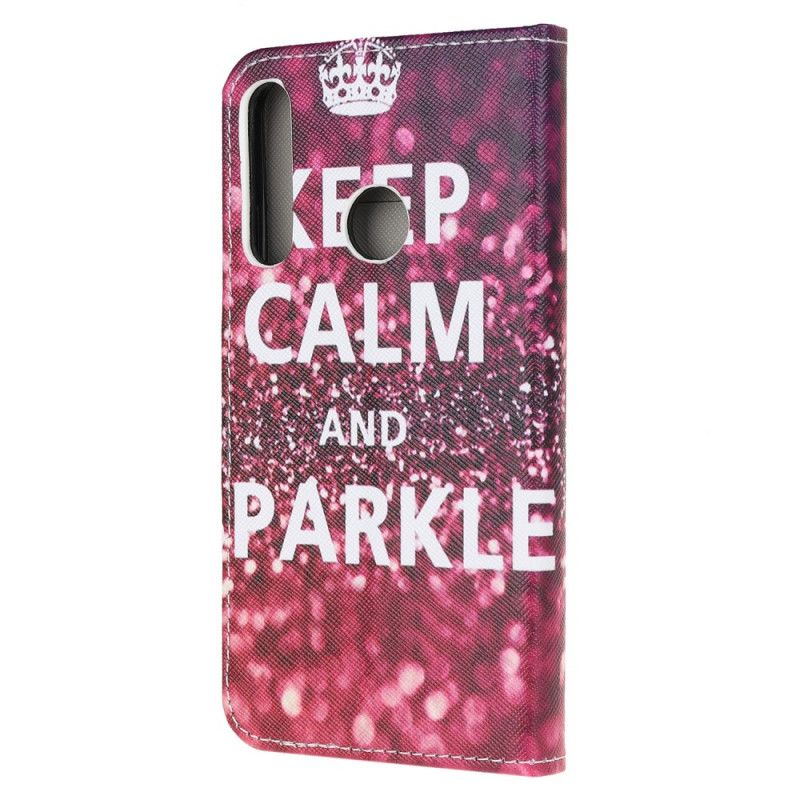 Flip Cover Huawei Y6p Mobilcover Hold Roen Og Gnisten