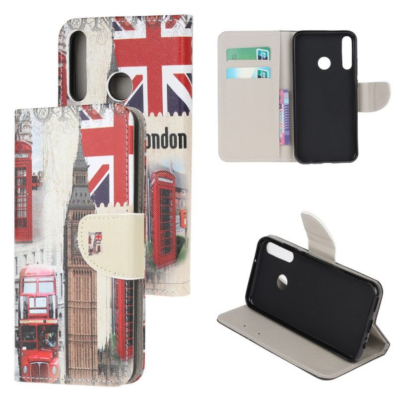Flip Cover Læder Huawei Y6p London Liv