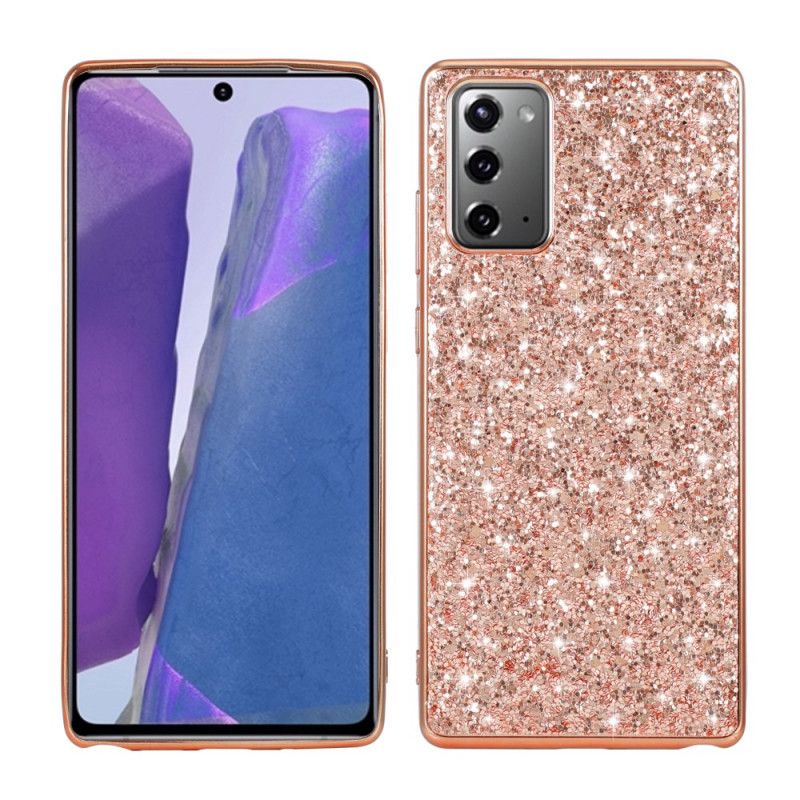 Cover for Samsung Galaxy Note 20 Sort Jeg Er Glitter