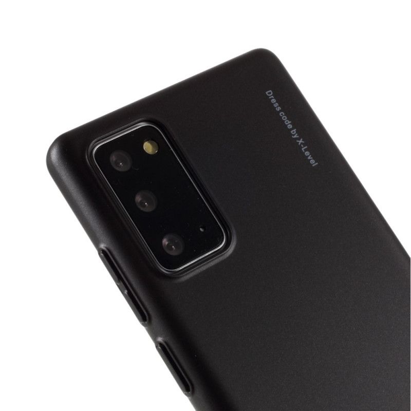 Cover Samsung Galaxy Note 20 Sort Mobilcover Ridderserie X-Niveau