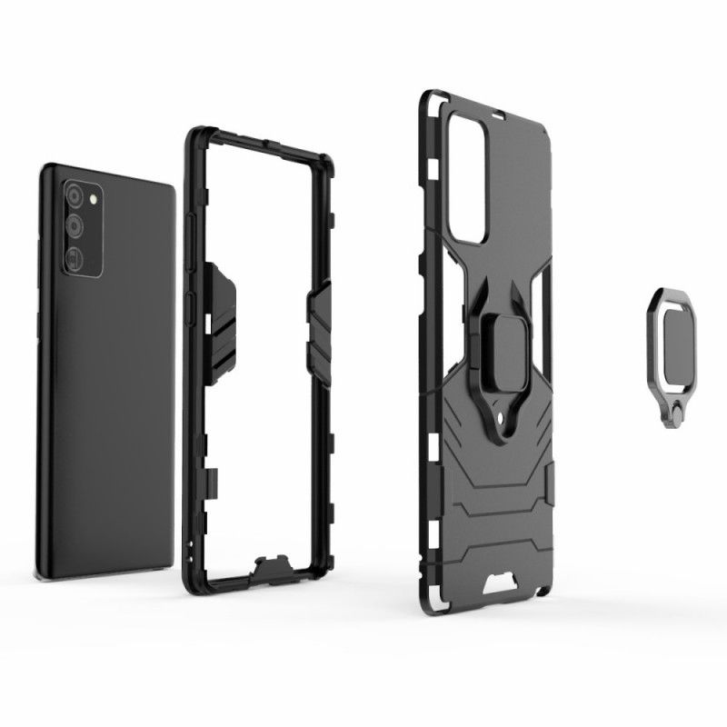 Cover Samsung Galaxy Note 20 Sort Resistent Ring Original