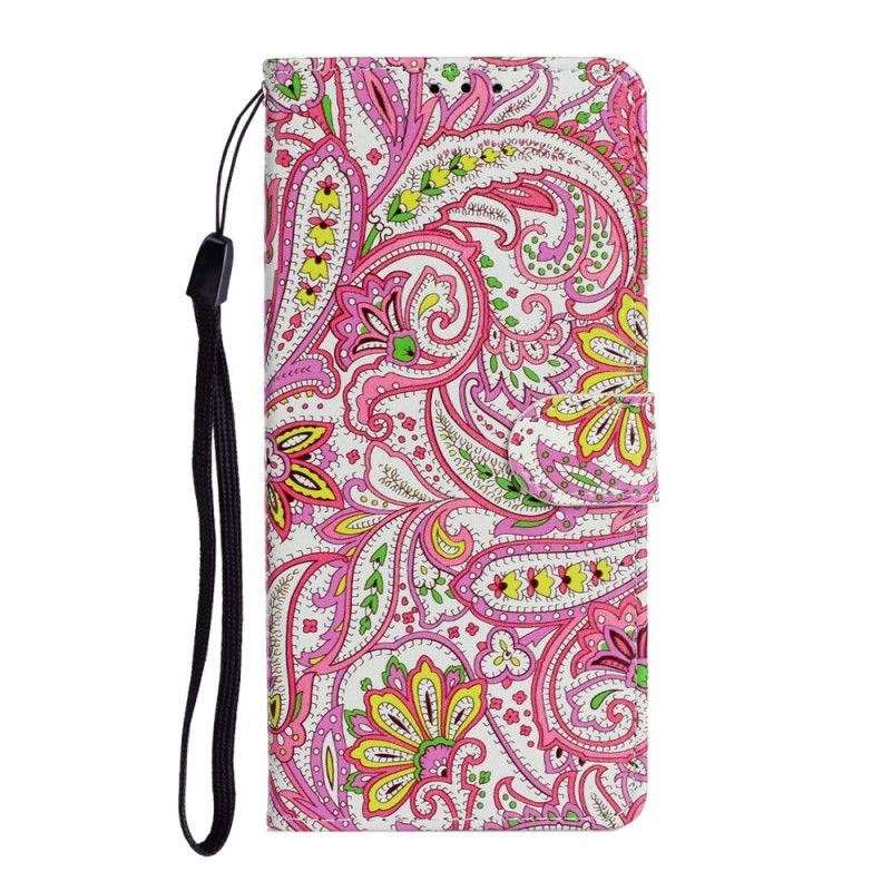 Flip Cover Læder Samsung Galaxy Note 20 Blomstermønstre Beskyttelse