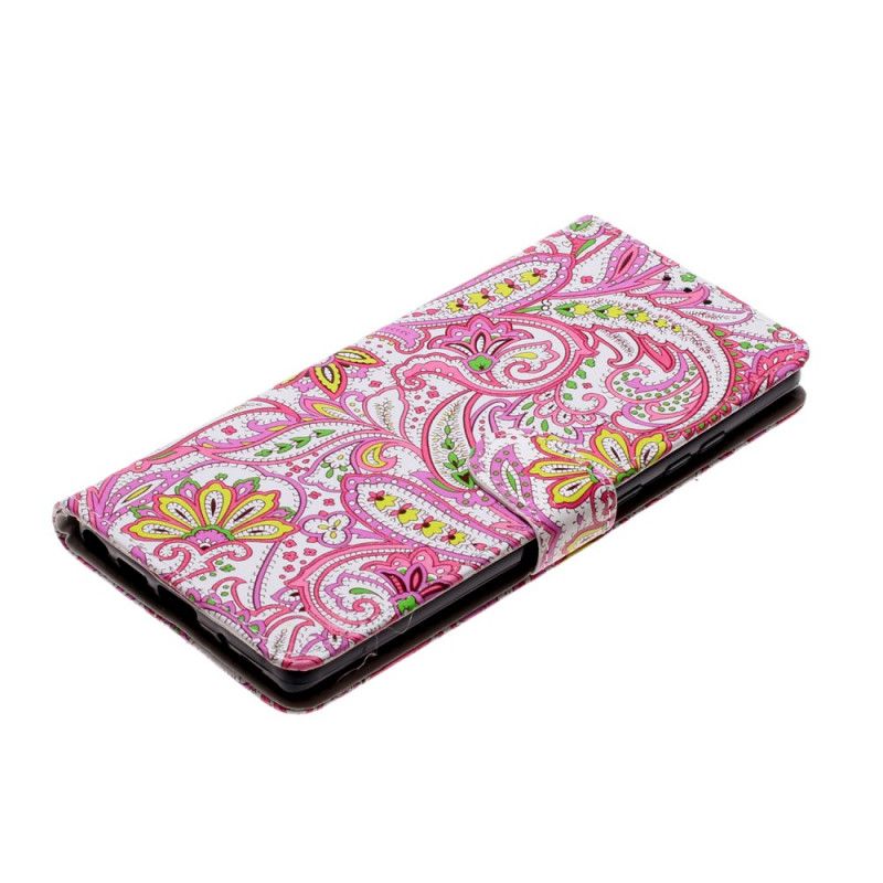 Flip Cover Læder Samsung Galaxy Note 20 Blomstermønstre Beskyttelse