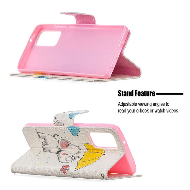 Flip Cover Samsung Galaxy Note 20 Mobilcover Baby Elefant