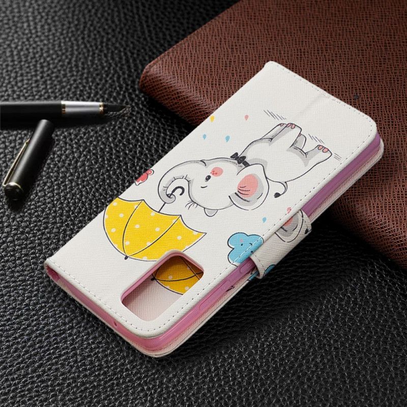 Flip Cover Samsung Galaxy Note 20 Mobilcover Baby Elefant