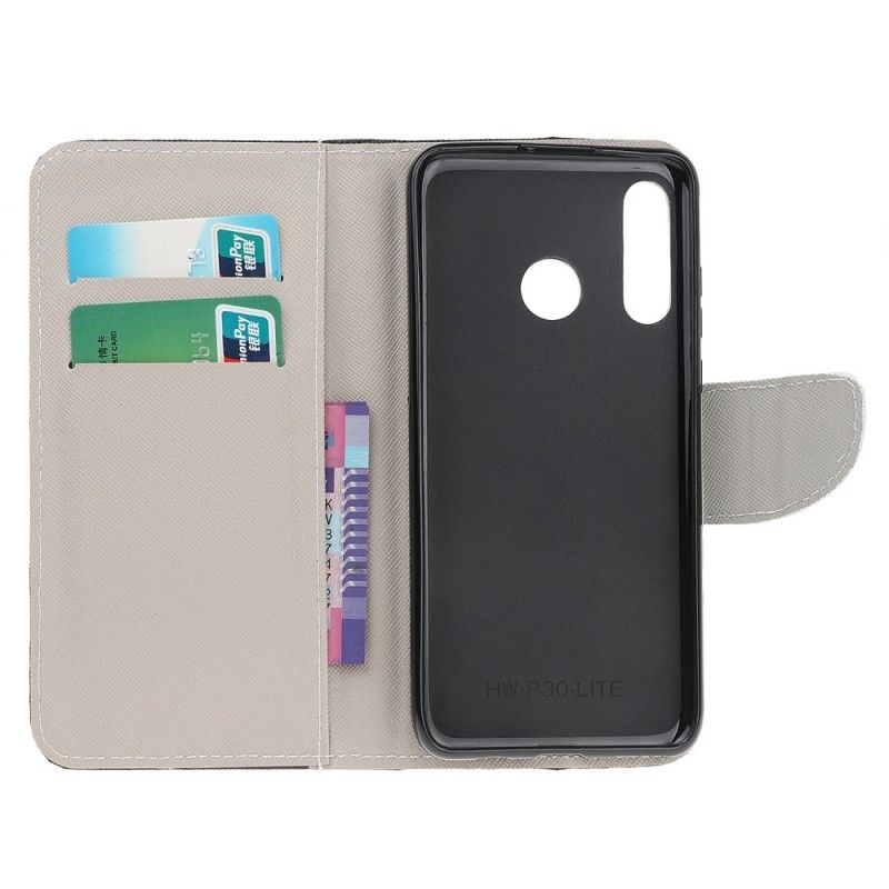 Flip Cover Huawei P Smart Z Mobilcover Neonsommerfugle