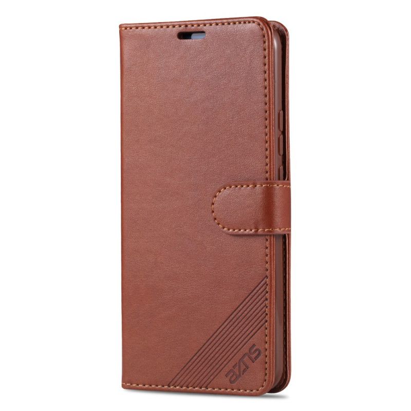 Flip Cover Læder Huawei P Smart Z Sort Azns Imiteret Læder