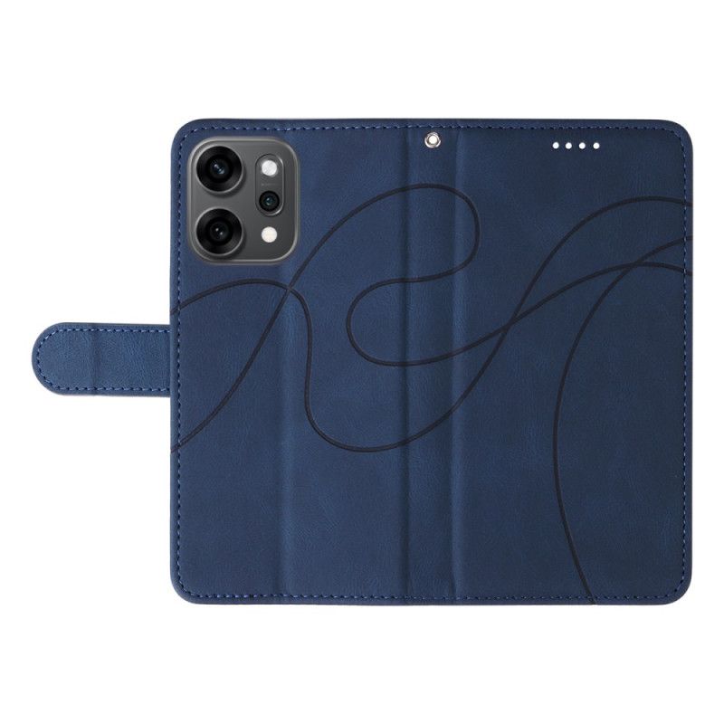 Flip Cover Oppo Reno 14 Pro 5g Bølget