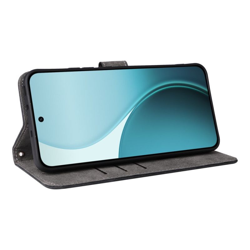 Flip Cover Oppo Reno 14 Pro 5g Rfid-blokering Med Rem