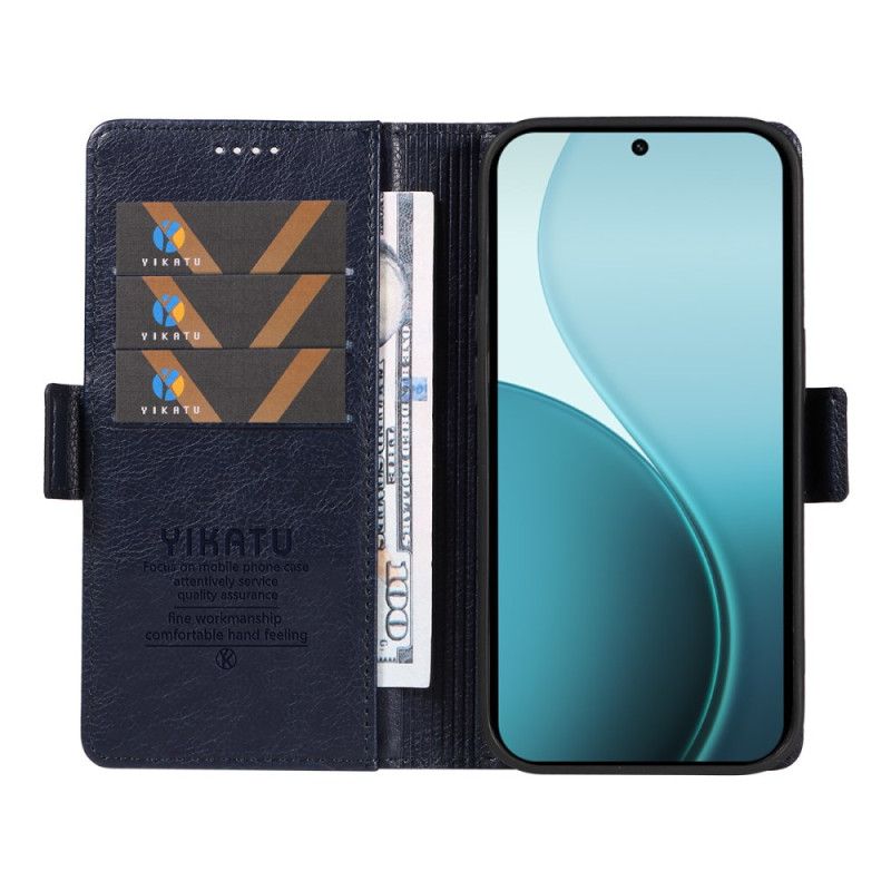 Flip Cover Oppo Reno 14 Pro 5g Yikatu Frostet Læder