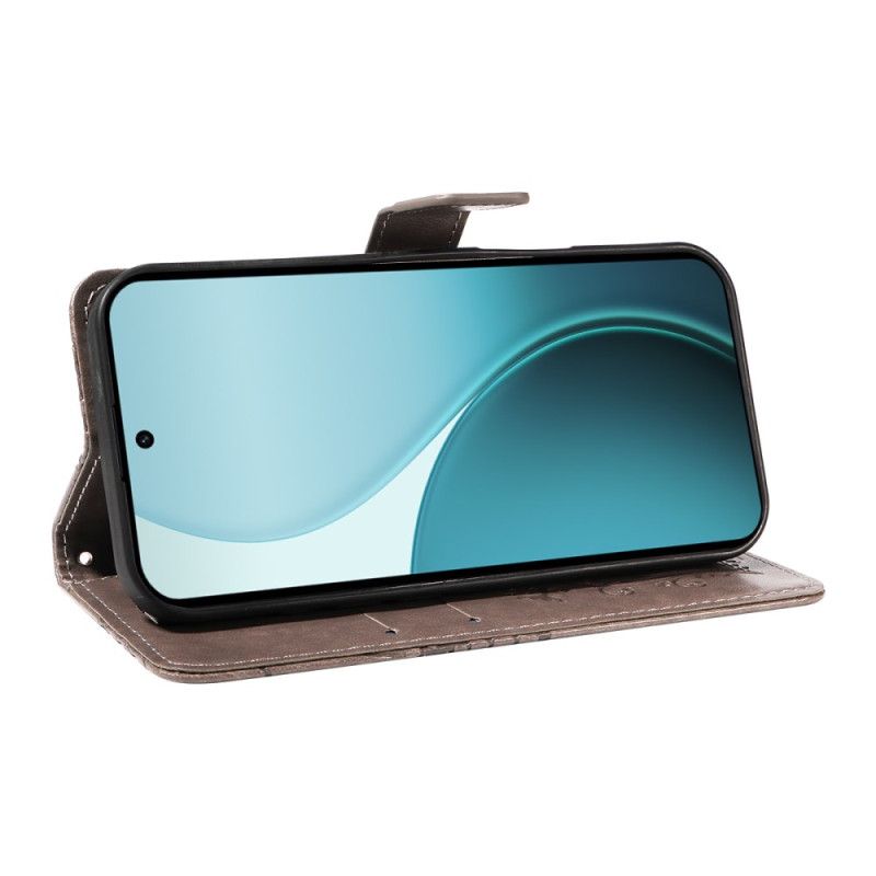 Læder Cover Oppo Reno 14 Pro 5g Kæmpesommerfugle