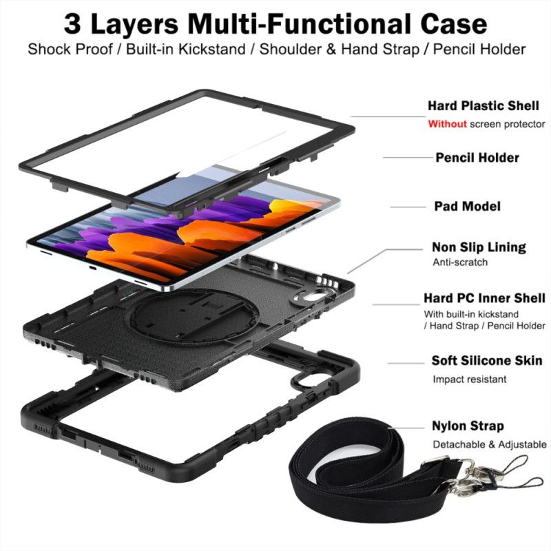 Cover Samsung Galaxy Tab S11 Robust Med Skulderrem