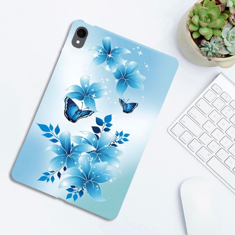 Cover Samsung Galaxy Tab S11 Små Blå Sommerfugle