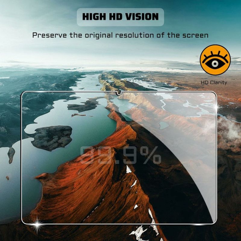 Cover Samsung Galaxy Tab S11 Transparent Med Hærdet Glasskærmbeskytter