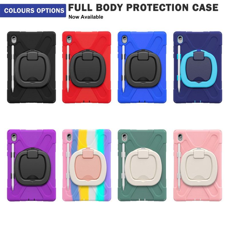 Cover Samsung Galaxy Tab S11 Tredobbelt Beskyttelse Med Ringholder