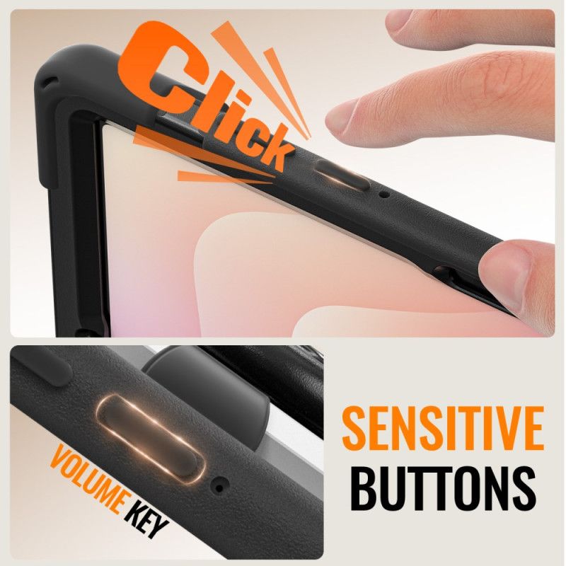 Cover Samsung Galaxy Tab S11 Tredobbelt Beskyttelse Med Ringholder