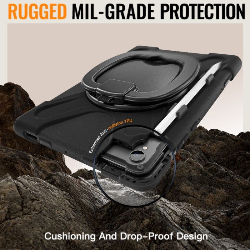 Cover Samsung Galaxy Tab S11 Tredobbelt Beskyttelse Med Ringholder