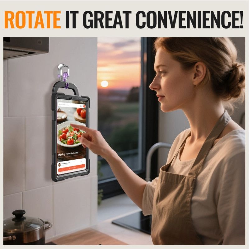 Cover Samsung Galaxy Tab S11 Tredobbelt Beskyttelse Med Ringholder