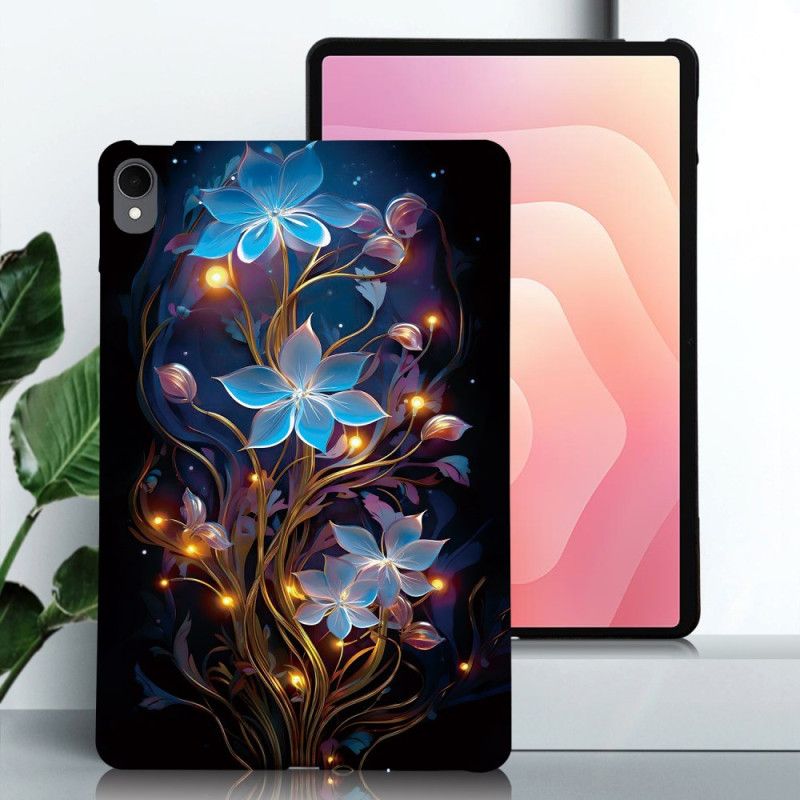 Cover Til Samsung Galaxy Tab S11 Blå Blomster