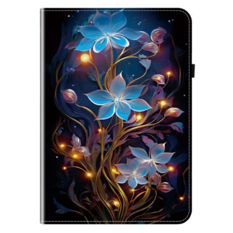 Etui Samsung Galaxy Tab S11 Blå Blomster