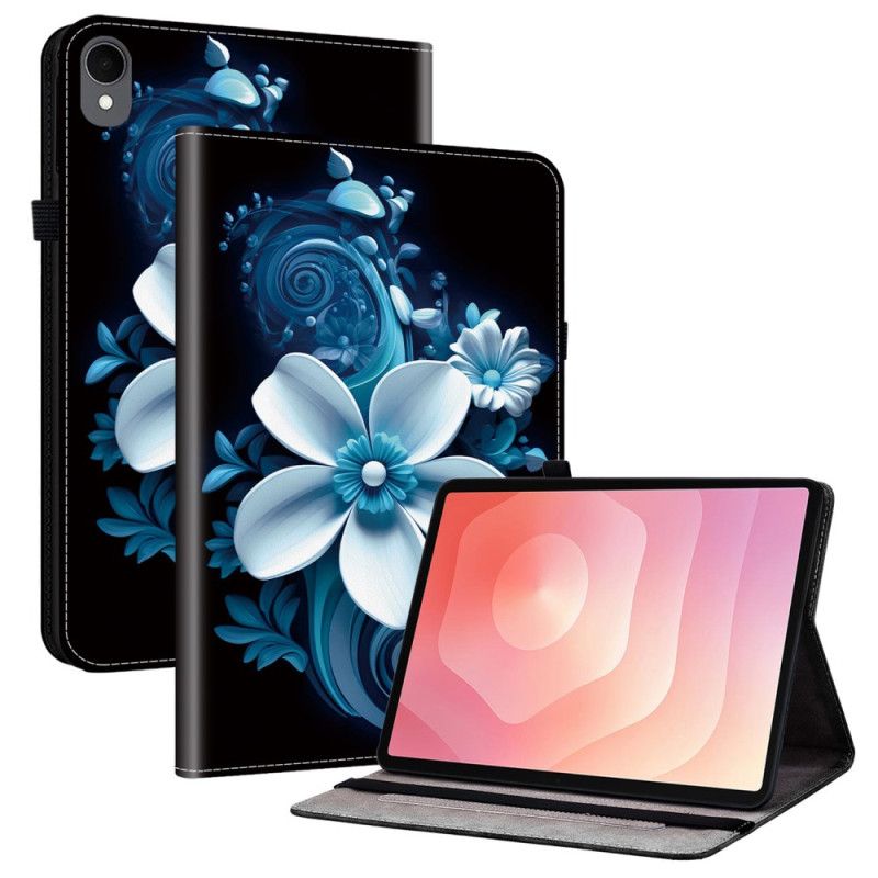 Etui Til Samsung Galaxy Tab S11 Sorte Orkideer