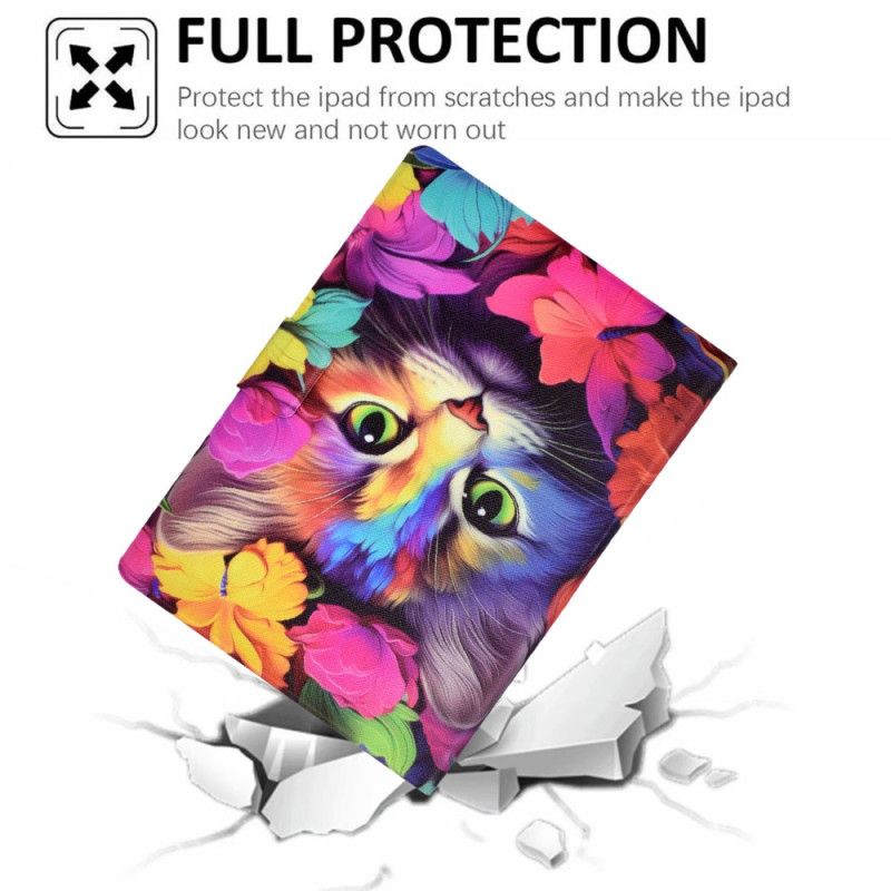 Flip Cover Samsung Galaxy Tab S11 Farverig Kat