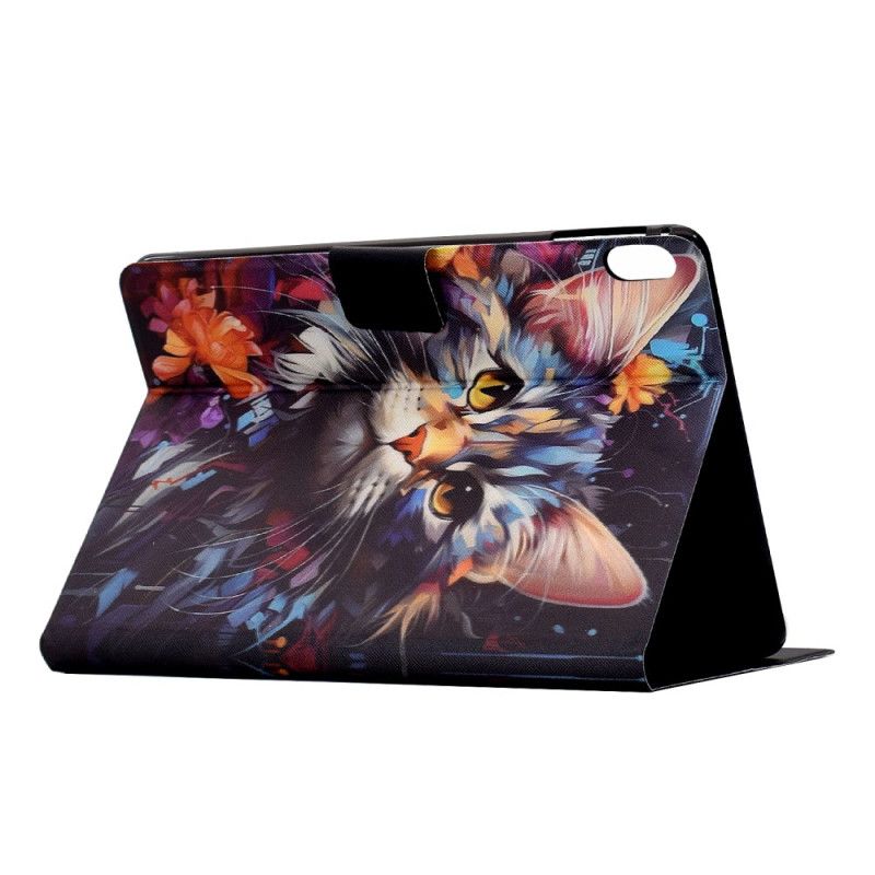 Flip Cover Samsung Galaxy Tab S11 Kunstnerisk Kat