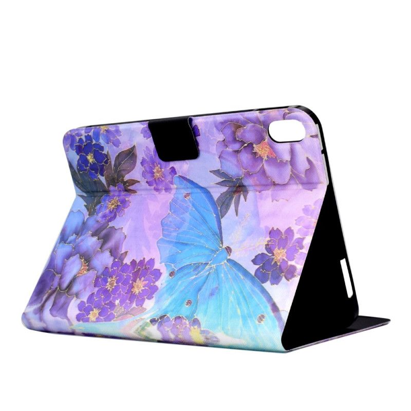 Flip Cover Samsung Galaxy Tab S11 Pæoner Og Sommerfugle