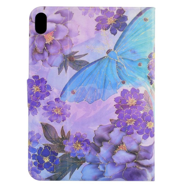 Flip Cover Samsung Galaxy Tab S11 Pæoner Og Sommerfugle