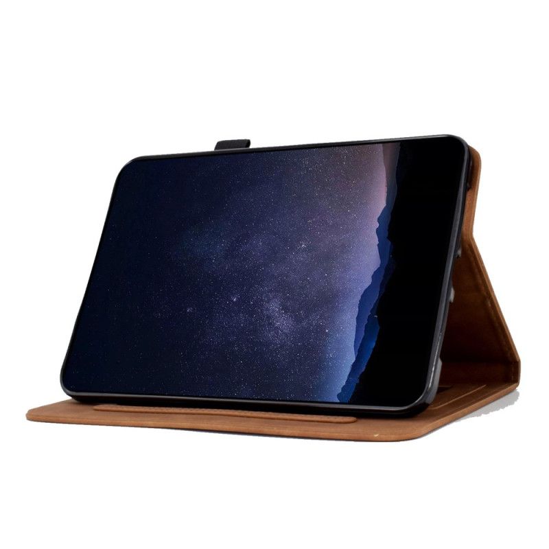 Flip Cover Samsung Galaxy Tab S11 Ruskindsblomst- Og Sommerfugleeffekt