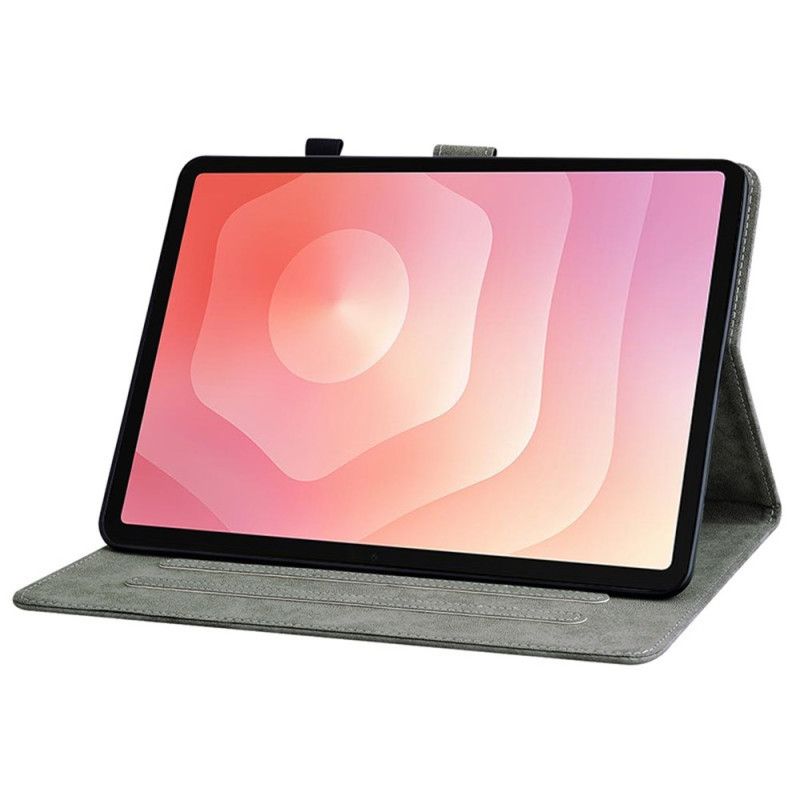 Flip Cover Samsung Galaxy Tab S11 Vintage Ruskindseffekt