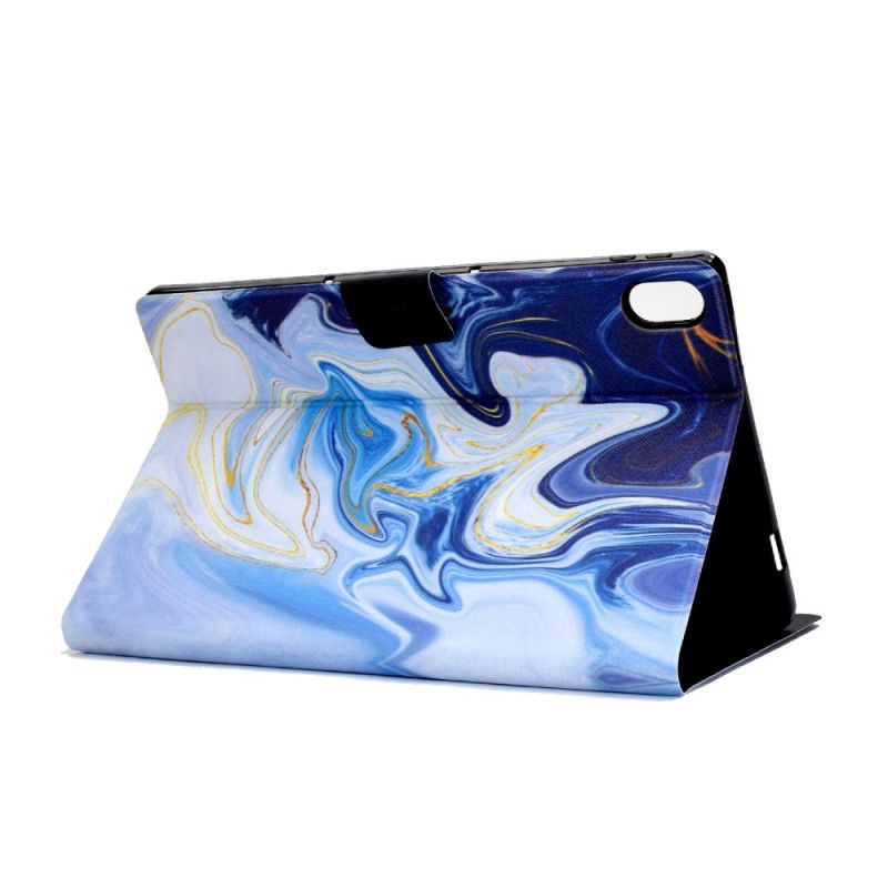 Flip Cover Til Samsung Galaxy Tab S11 Blå Marmor