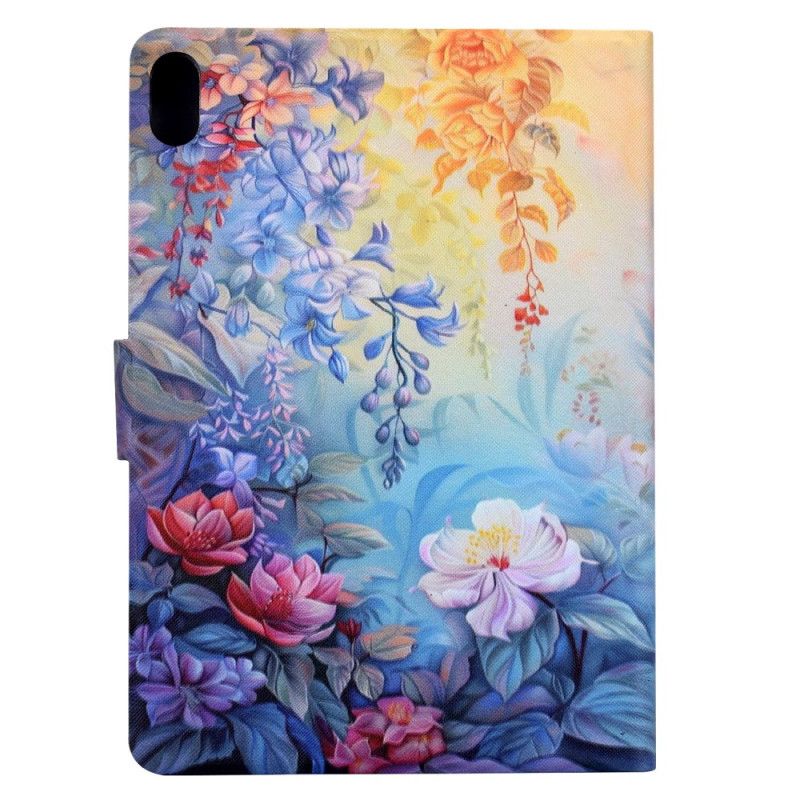 Flip Cover Til Samsung Galaxy Tab S11 Blomstermaleri