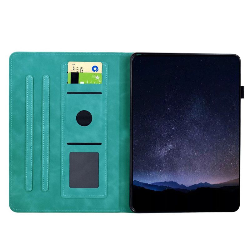 Flip Cover Til Samsung Galaxy Tab S11 Mandala Med Ruskindseffekt