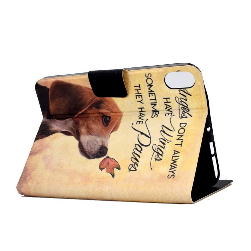 Læder Cover Samsung Galaxy Tab S11 Hund Og Sommerfugl