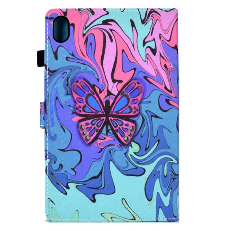 Læder Cover Samsung Galaxy Tab S11 Kunstnerisk Sommerfugl