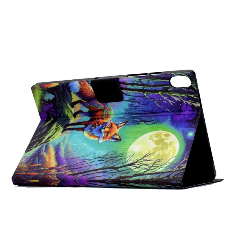 Læder Cover Samsung Galaxy Tab S11 Ræv I Måneskin