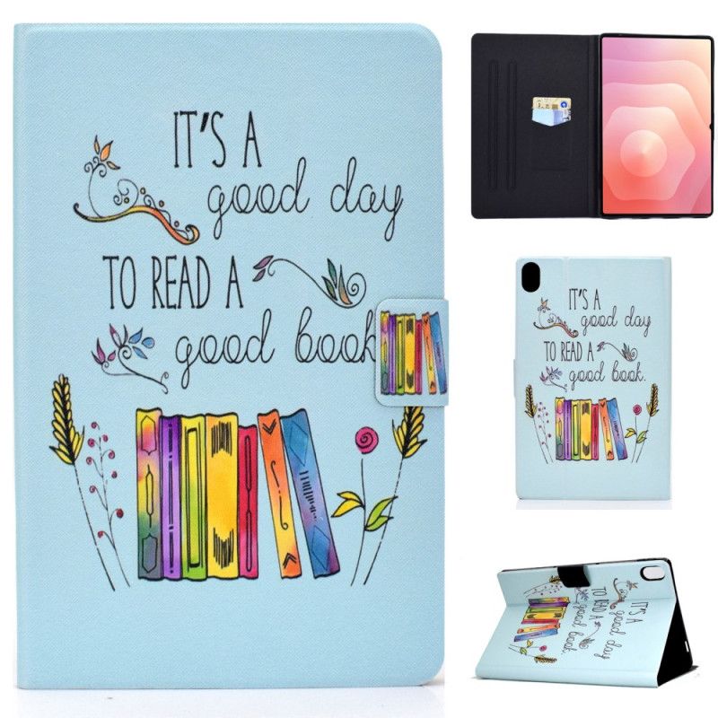 Læder Cover Samsung Galaxy Tab S11 Telefon Etui Det Er En God Dag