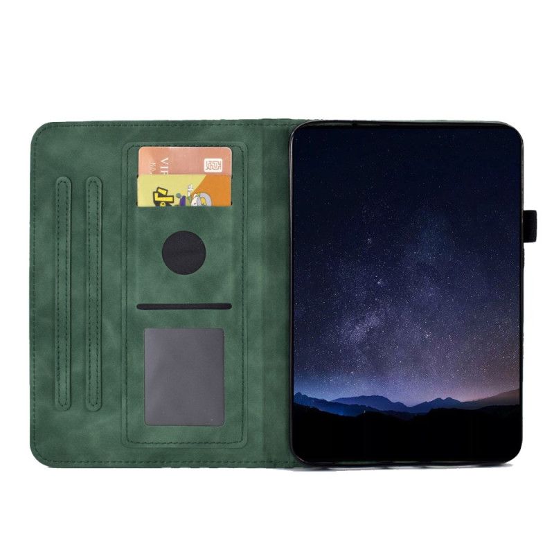 Læder Cover Samsung Galaxy Tab S11 Telefon Etui Ruskindskanteffekt