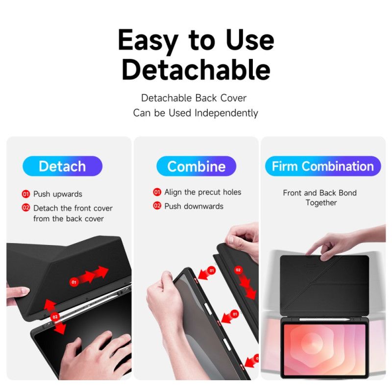 Samsung Galaxy Tab S11 Origami-stander Med Stylusholder