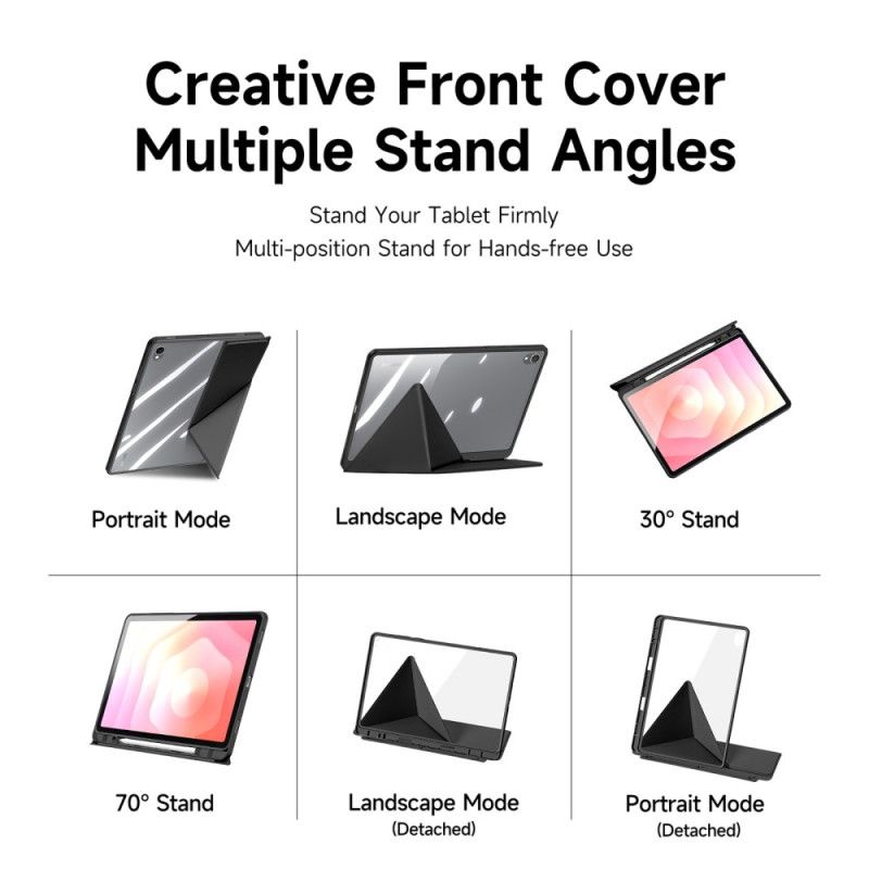 Samsung Galaxy Tab S11 Origami-stander Med Stylusholder