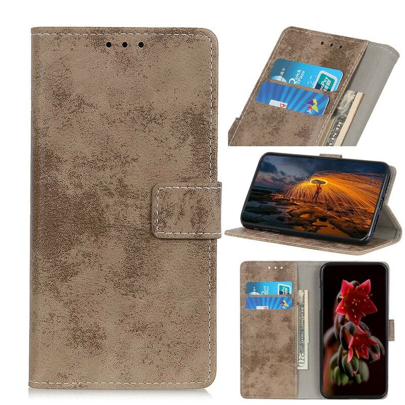 Flip Cover Honor 50 Se Vintage Lædereffekt