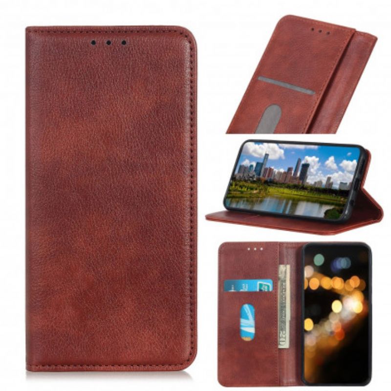 Flip Cover Xiaomi Mi 11 Lite 5g Ne / Mi 11 Lite 4g / 5g Elegance Split Litchi-læder