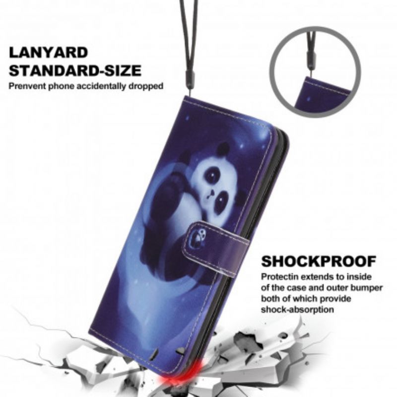 Læder Cover Xiaomi Mi 11 Lite 5g Ne / Mi 11 Lite 4g / 5g Telefon Etui Panda Space