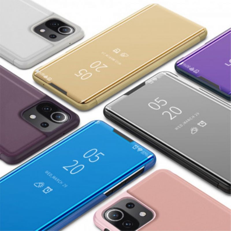 Læder Cover Xiaomi Mi 11 Lite 5g Ne / Mi 11 Lite 4g / 5g Telefon Etui Spejl