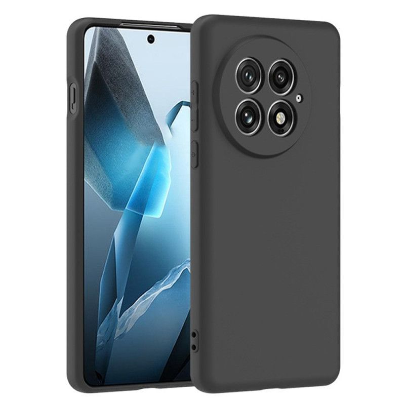 Cover Oneplus 13 Telefon Etui 2-i-1 Mat Silikone Med Hærdet Glasskærmbeskytter