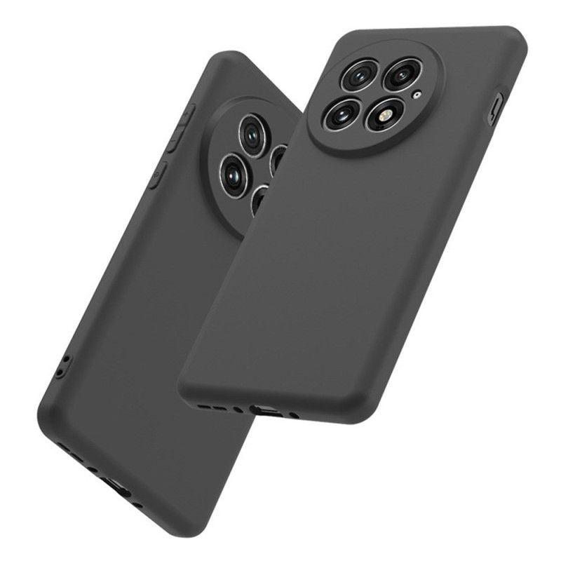 Cover Oneplus 13 Telefon Etui 2-i-1 Mat Silikone Med Hærdet Glasskærmbeskytter