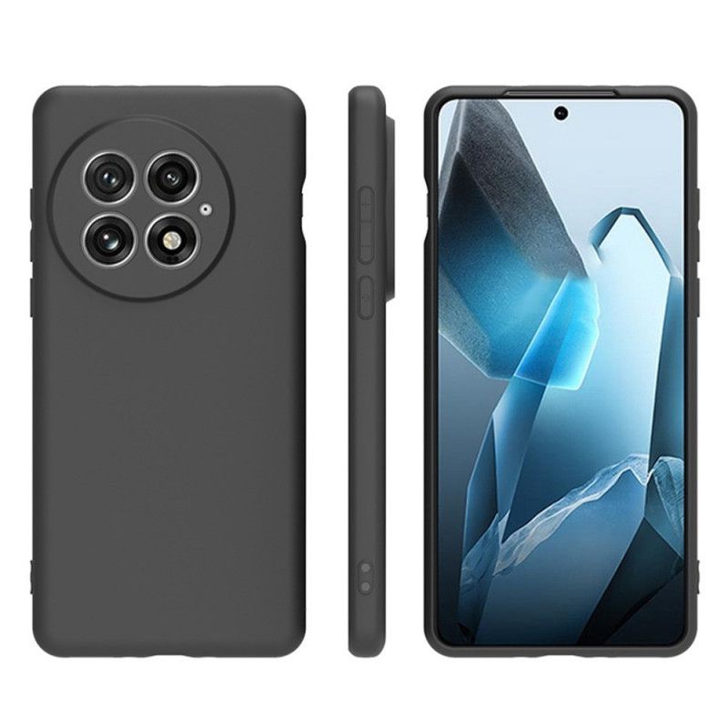 Cover Oneplus 13 Telefon Etui 2-i-1 Mat Silikone Med Hærdet Glasskærmbeskytter