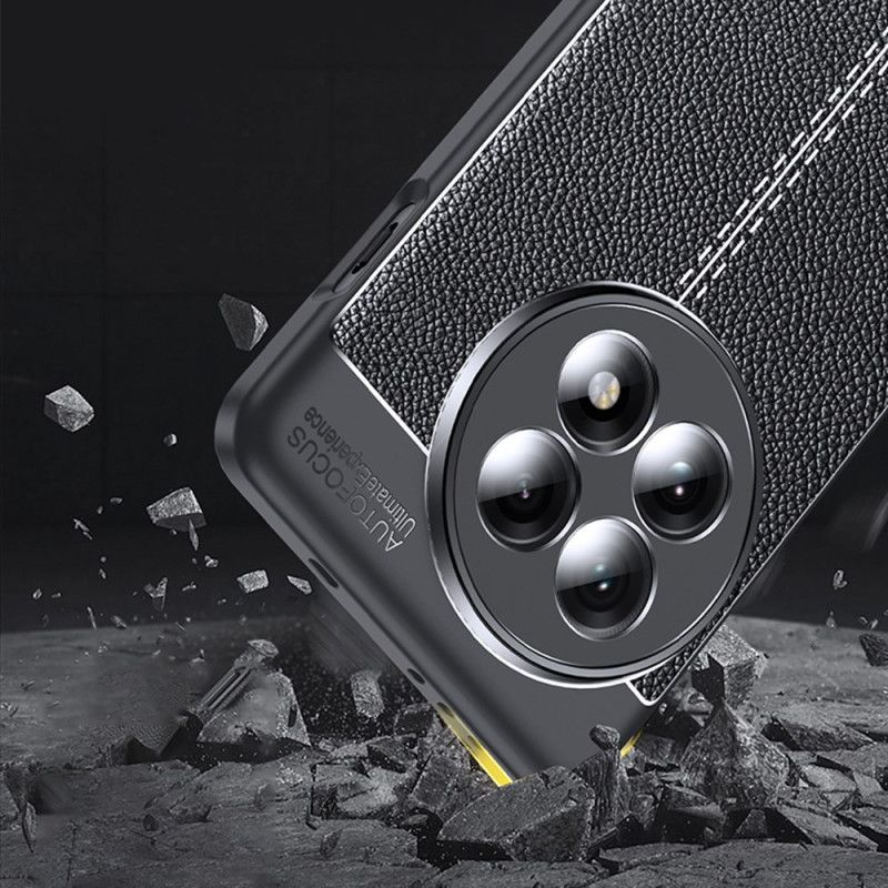 Cover Oneplus 13 Telefon Etui Fleksibel Litchi-tekstur